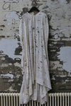 Mutedance 24 Autumn and Winter Wear Scarf Flower Dye Long Dress MD-MD24FW106-hoary